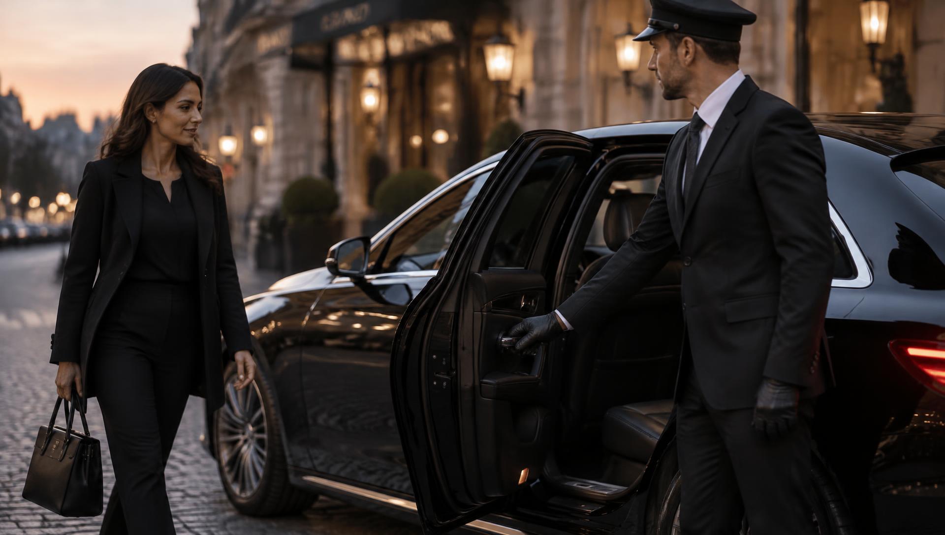 Votre chauffeur vous ouvre la portière